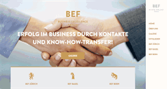 Desktop Screenshot of business-excellence-forum.ch